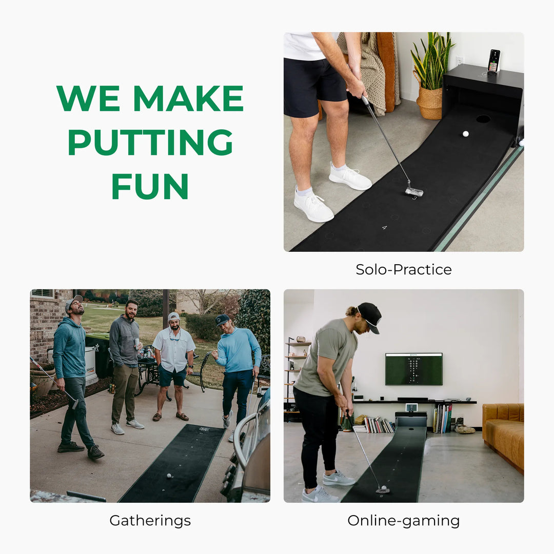 AI-Powered Smart Putting Green Fitness Mat