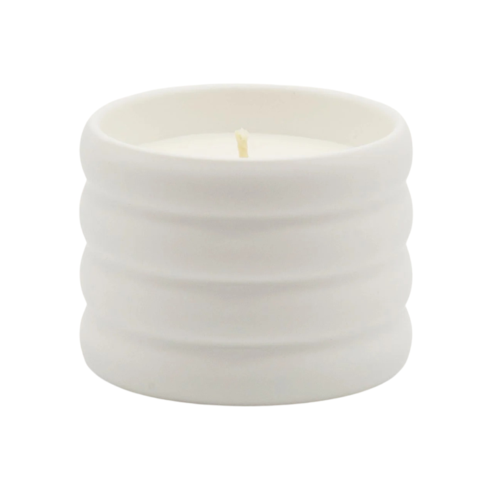 Handcrafted Soy Wax Ceramic Candle &amp; Wick Trimmer Set