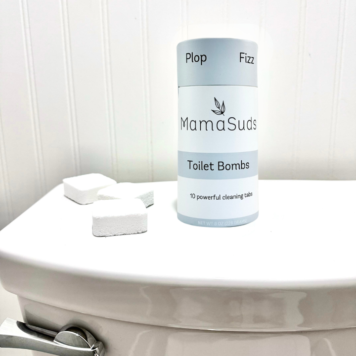 Non-Toxic Effervescent Toilet Cleaning Tabs, 10 Ct.