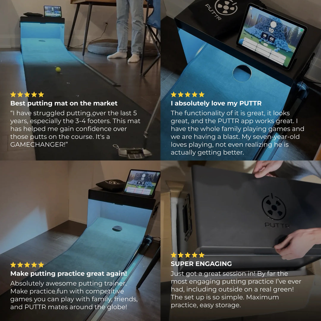 AI-Powered Smart Putting Green Fitness Mat