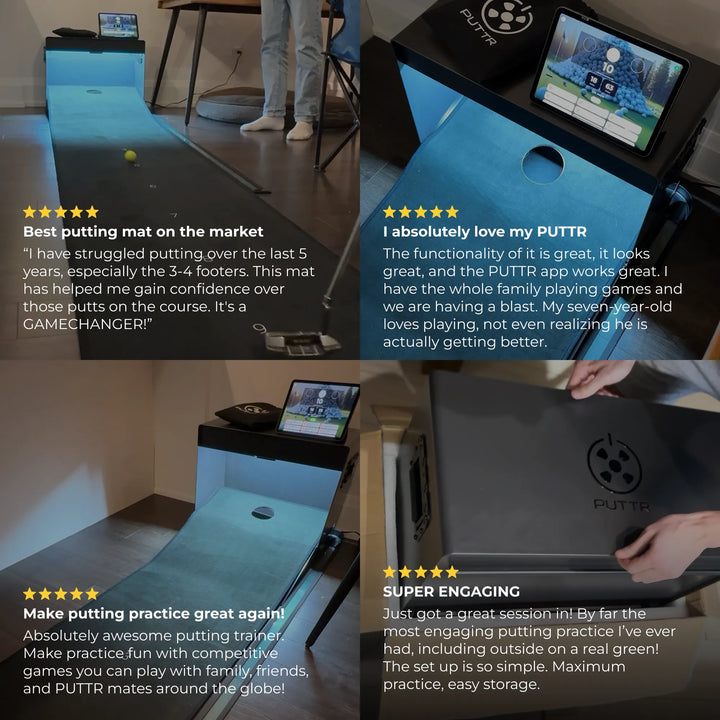 AI-Powered Smart Putting Green Fitness Mat