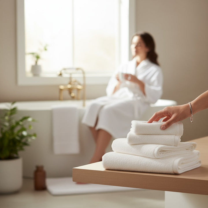 Organic 600 GSM Soft Cotton Bath Towel