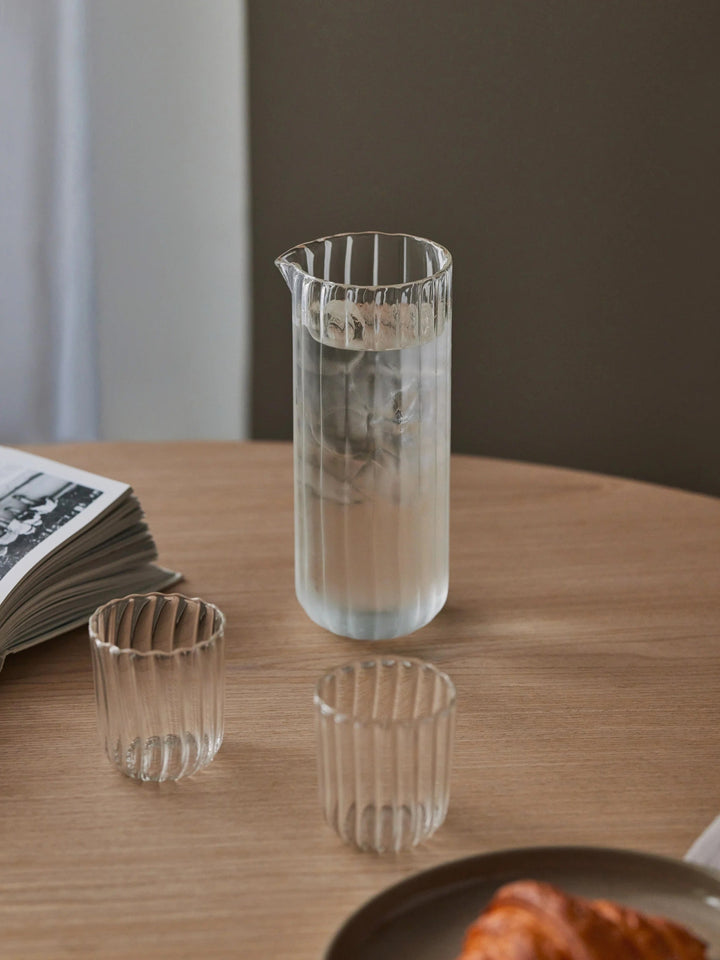 Handcrafted Mouth-Blown Glass Pitcher Serveware