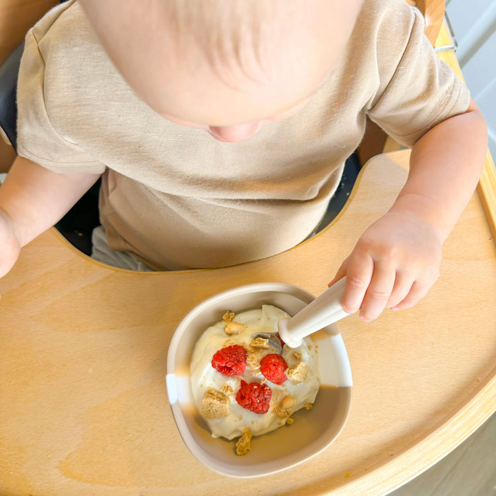 Non-Toxic Silicone Square Suction Baby Bowl, Dip-Dye