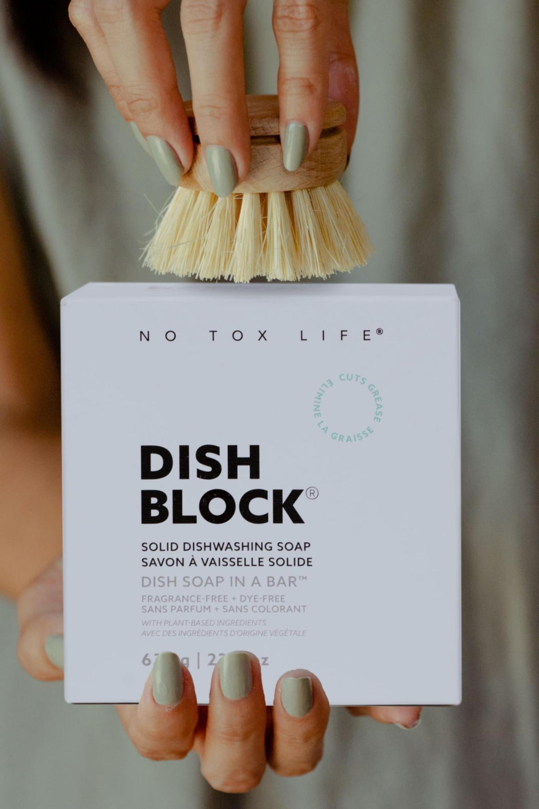 Biodegradable Fragrance-Free Dish Soap Bar, 22.5 oz.