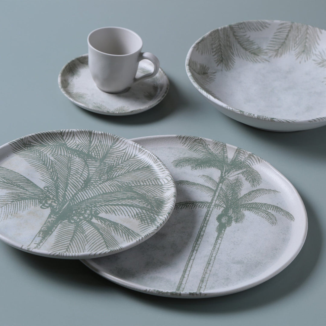 Non-Toxic Ceramic Cup &amp; Saucer Dinnerware Set, 6 Ct.