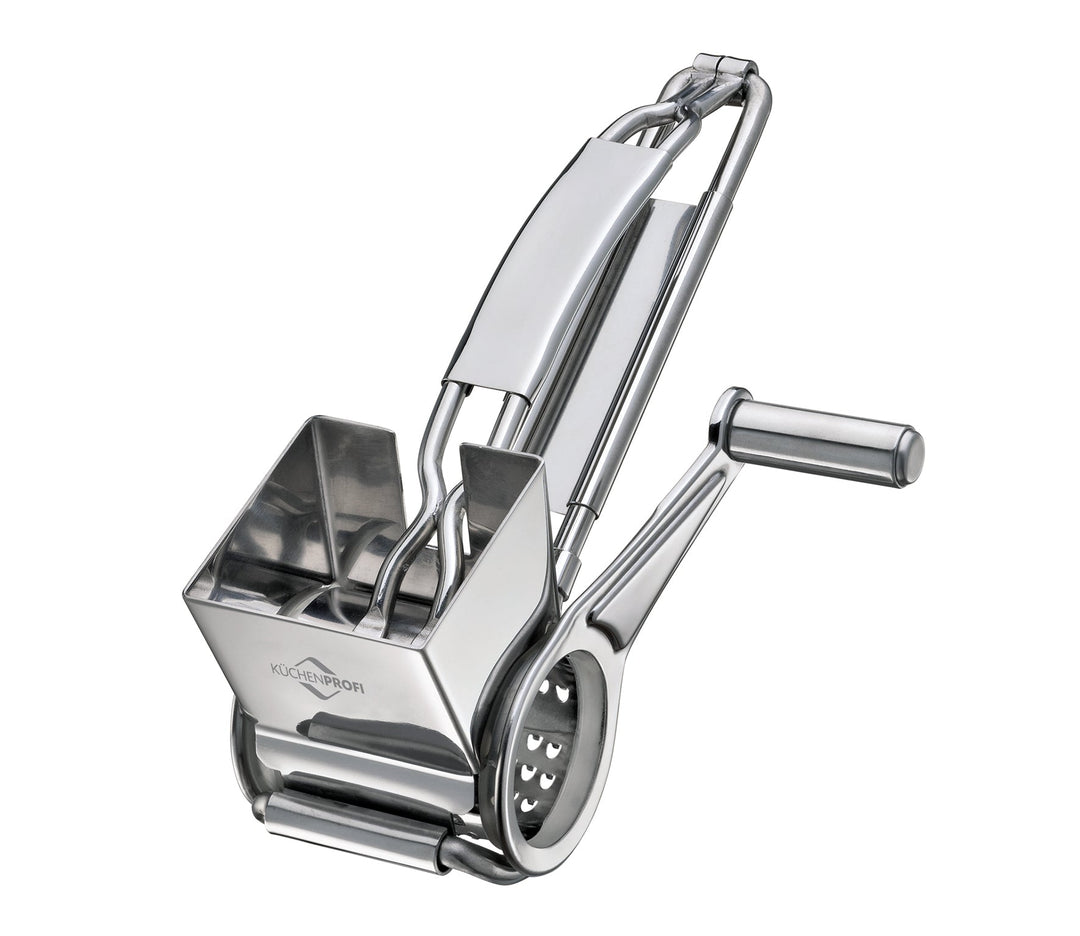 Plastic-Free 18/10 Stainless Steel Rotary Cheese Grater