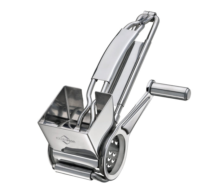 Plastic-Free 18/10 Stainless Steel Rotary Cheese Grater