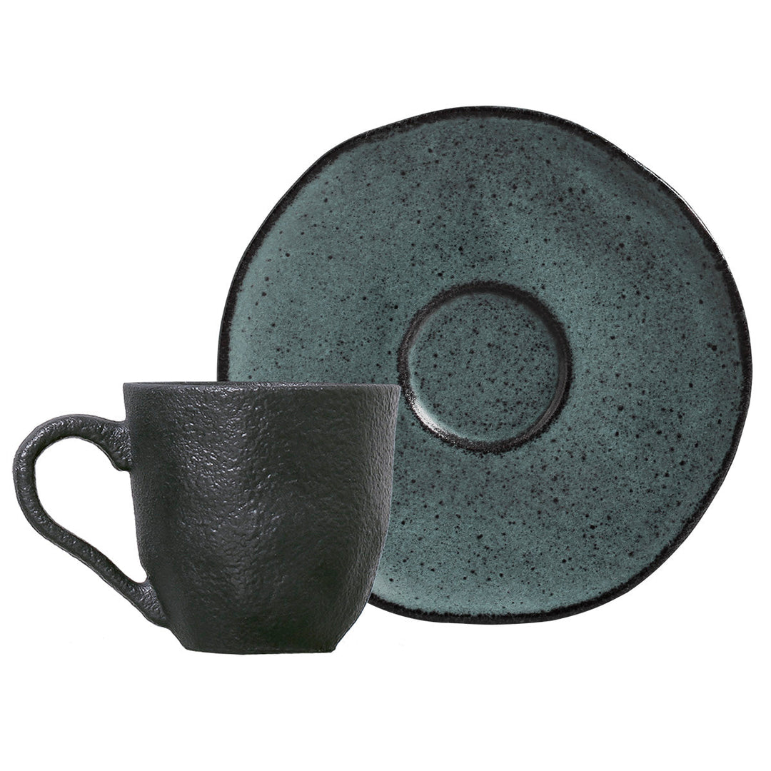 Non-Toxic Ceramic Cup &amp; Saucer Dinnerware Set, 6 Ct.