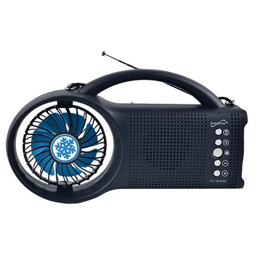 Solar Bluetooth Speaker Fan Radio
