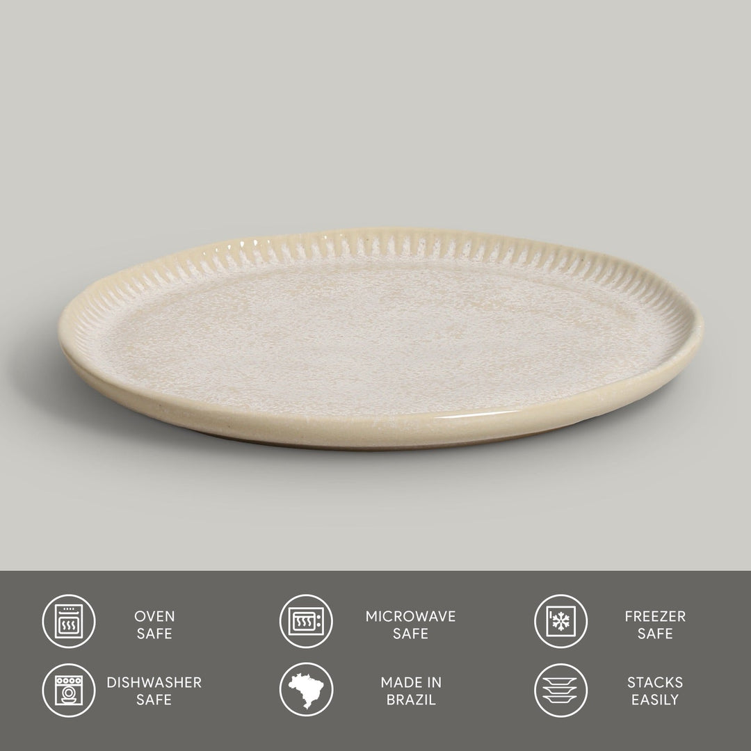 Non-Toxic Porcelain Dessert Dinnerware Set, 6 Ct.