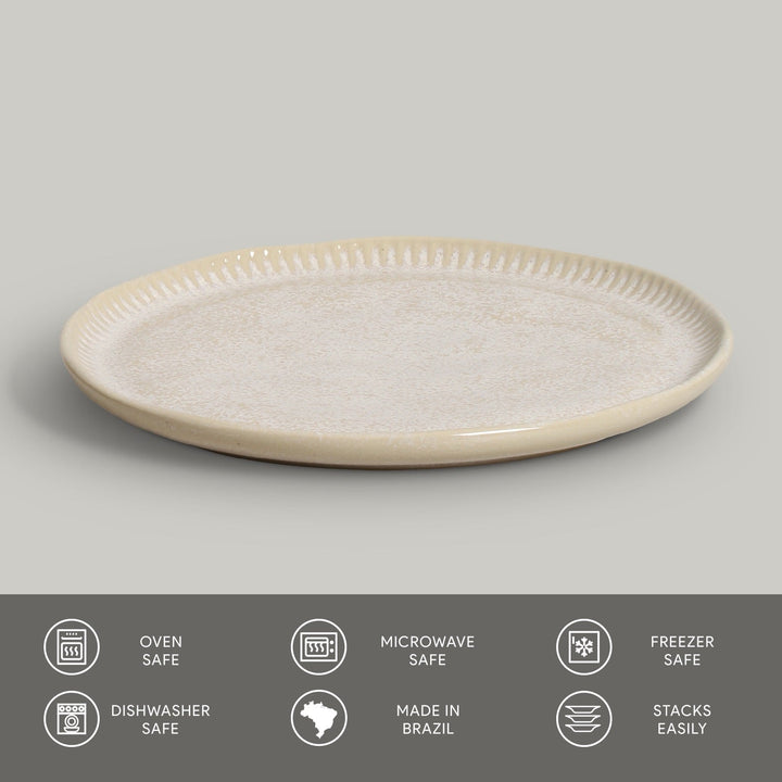 Non-Toxic Porcelain Dessert Dinnerware Set, 6 Ct.
