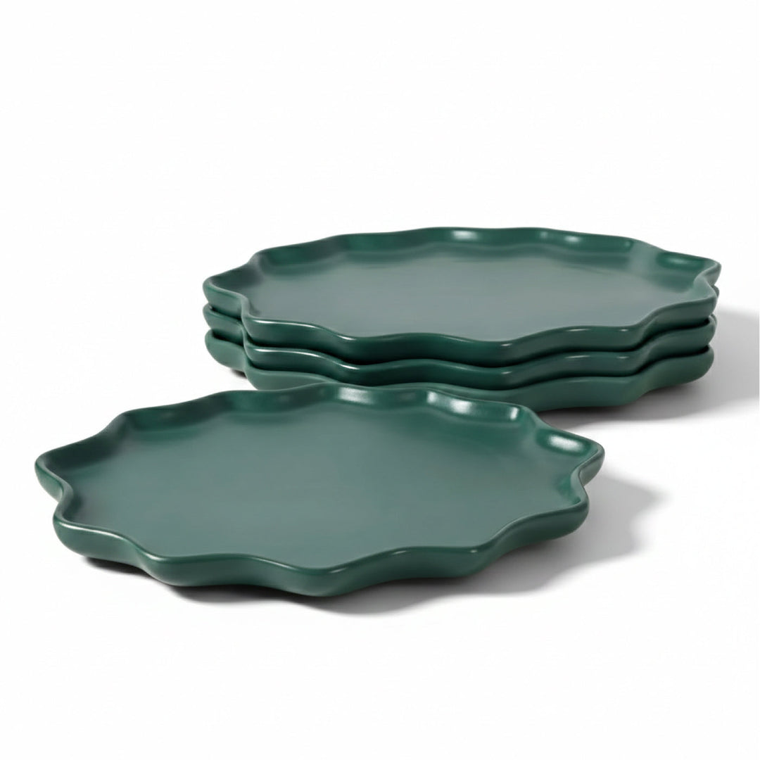 Recycled Ceramic Dinner Plates, 4 Ct.
