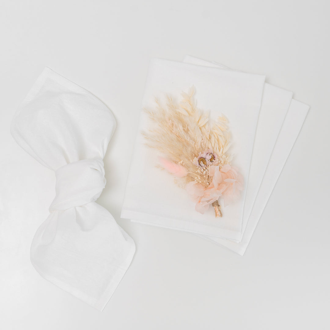 Organic Cotton Flour Sack Table Napkins, 18", 12 Ct.