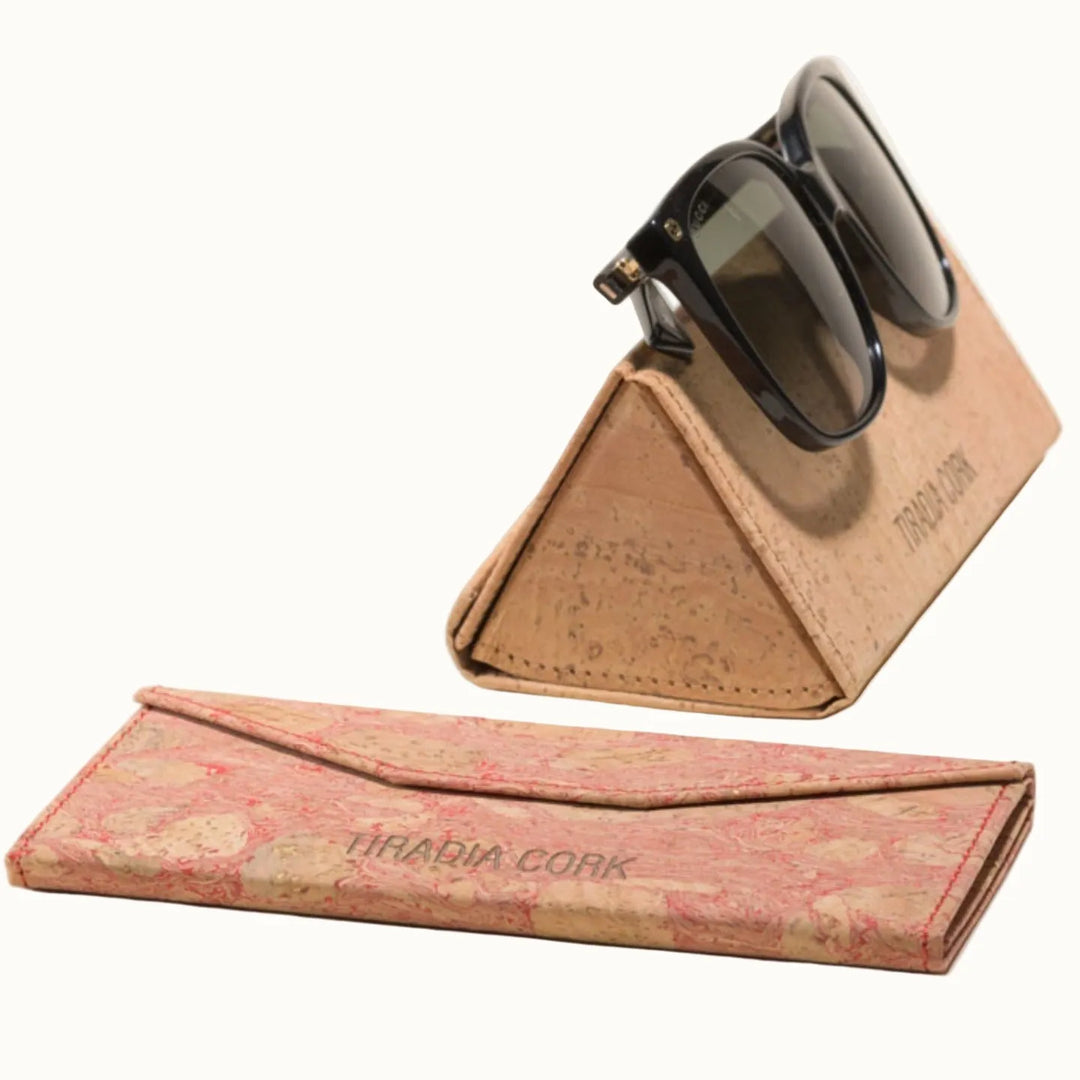 Cork Collapsible Glasses Case