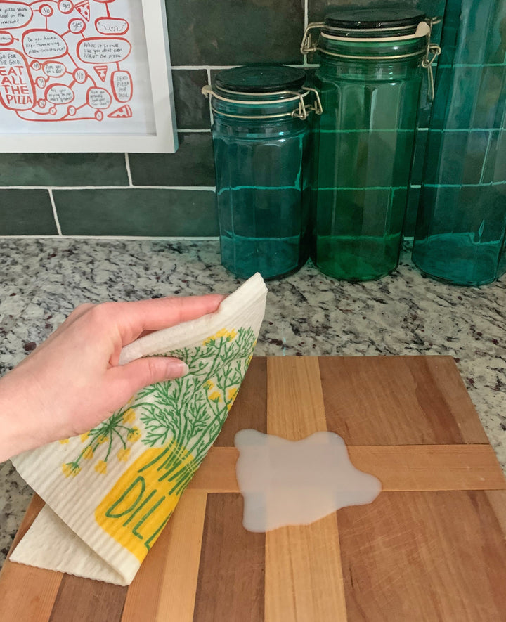 Biodegradable Cotton &amp; Cellulose Kitchen Towel Set, 2 Ct.