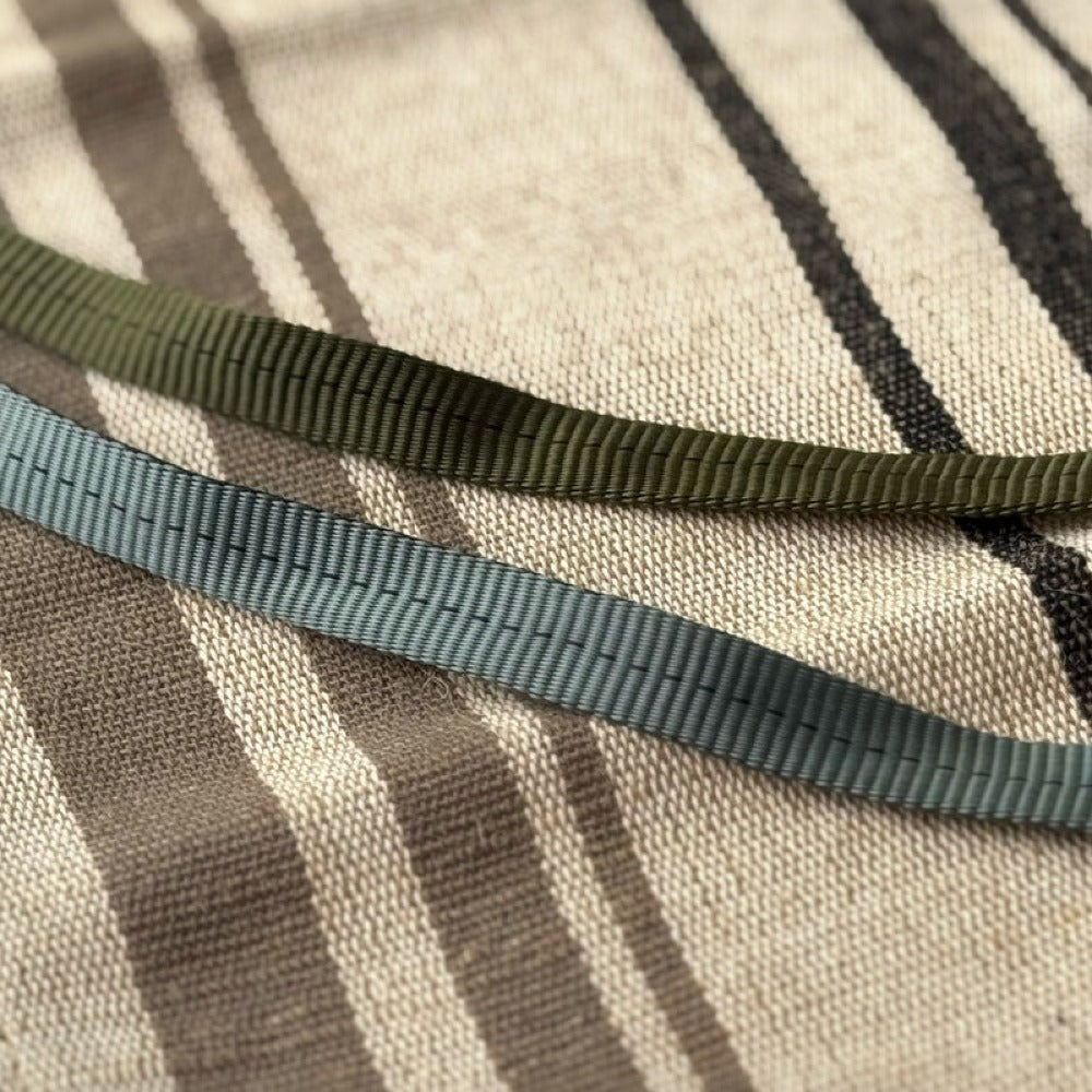 Biodegradable Cotton Jute Stripe Apron 25" x 39"