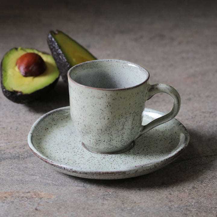 Non-Toxic Ceramic Cup &amp; Saucer Dinnerware Set, 6 Ct.