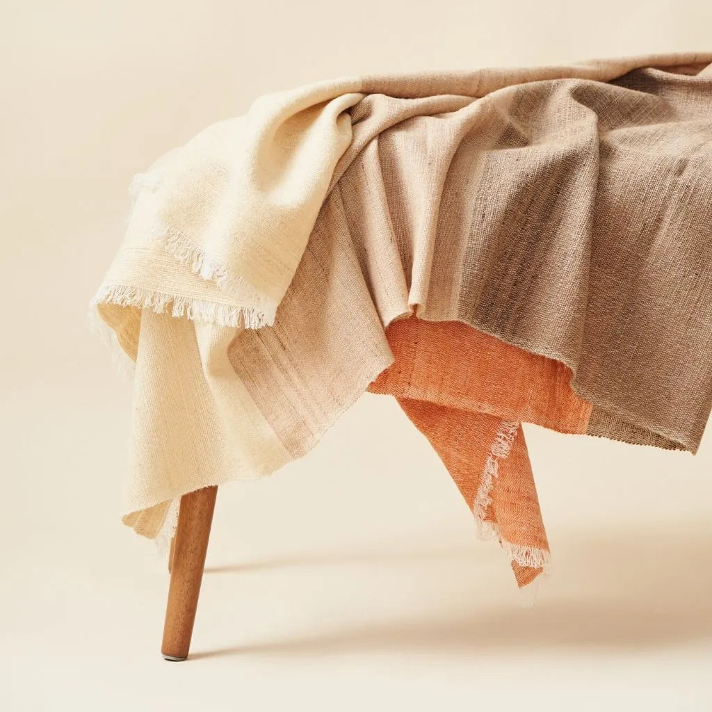 Chestnut Merino Throw Blanket