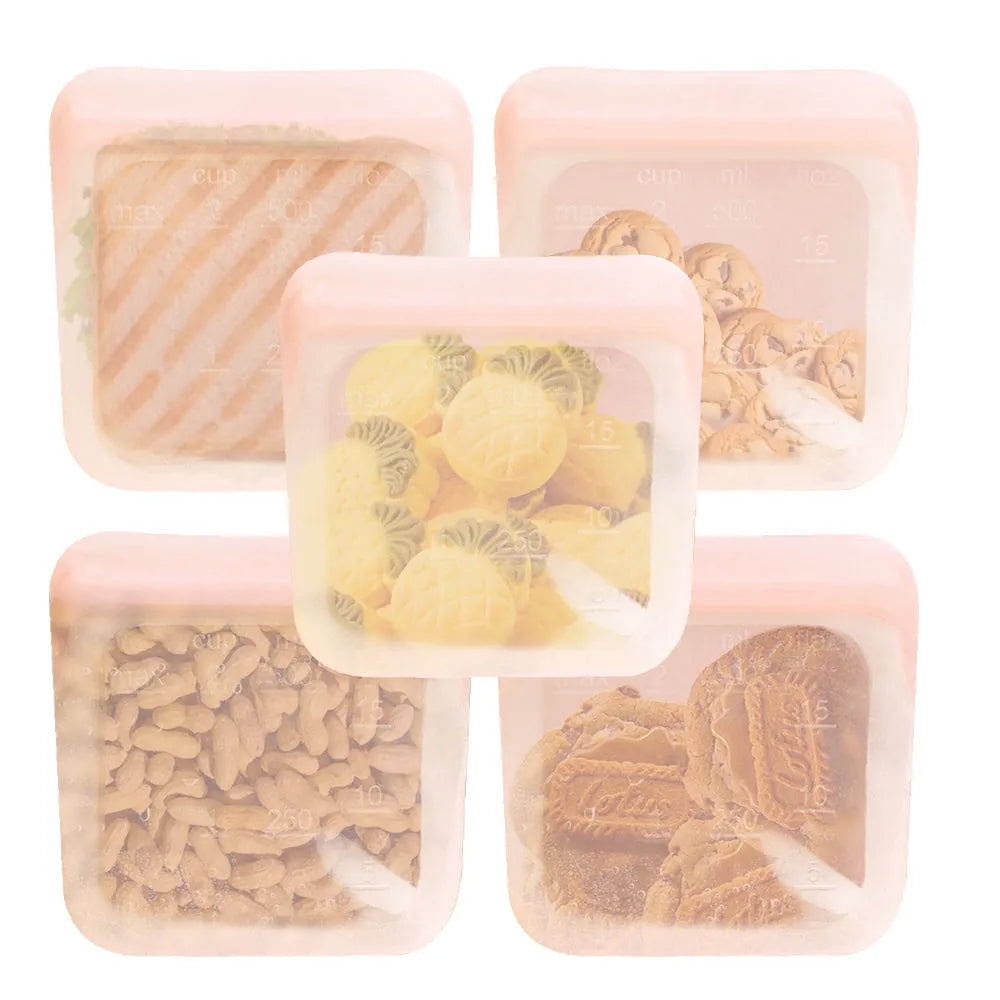 Silicone Food Storage Bag Set
