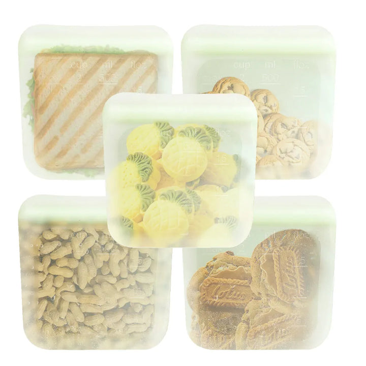 Silicone Food Storage Bag Set
