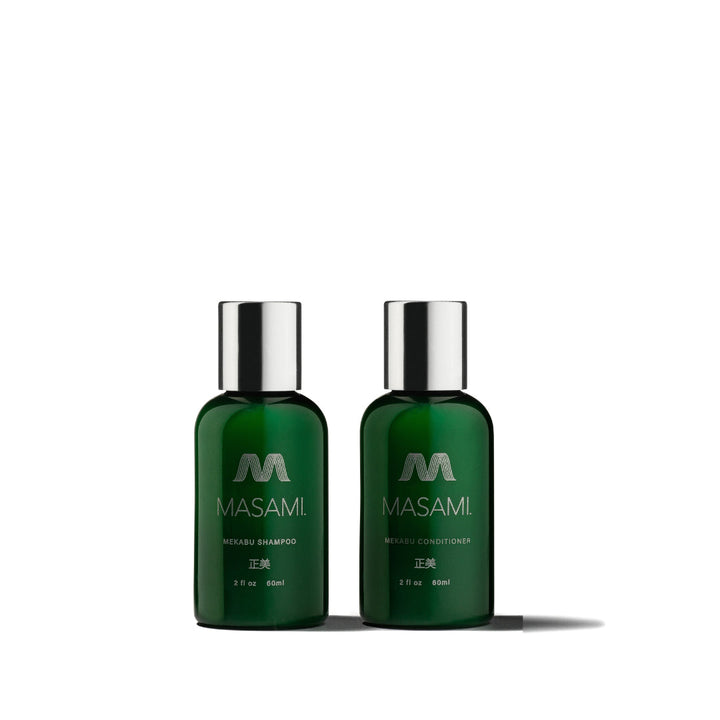 Vegan Mekabu Travel Shampoo &amp; Conditioner, 2 oz.