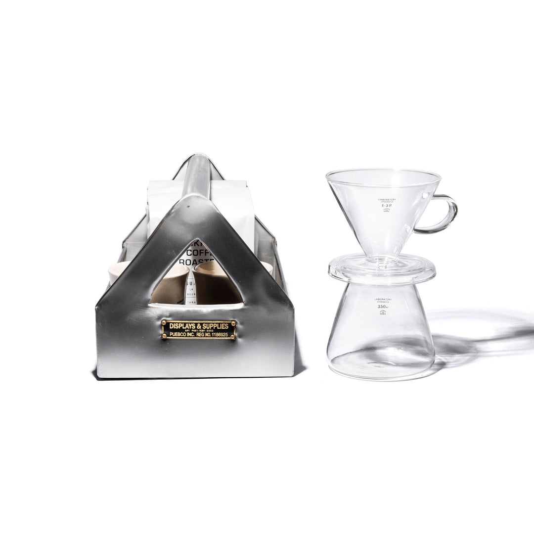 Recycled Borosilicate Glass Pour-Over Dripper Set