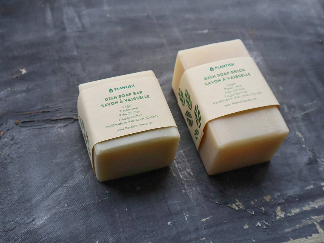 Handcrafted Biodegradable Dish Soap Bar, 8 oz.