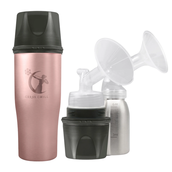 Plastic-Free Mini Breastmilk Chiller, Travel-Ready