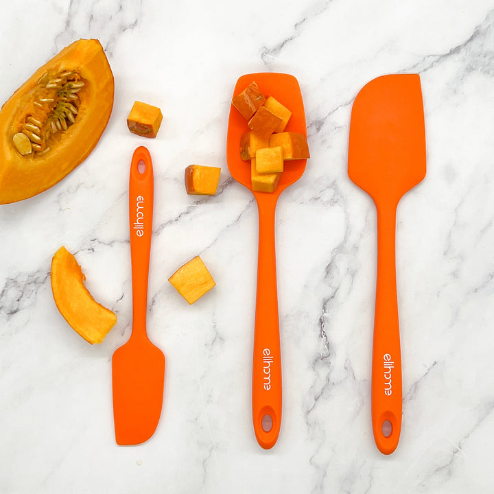 BPA-Free Silicone Kitchen Spatula Set, Red, 3 Ct.