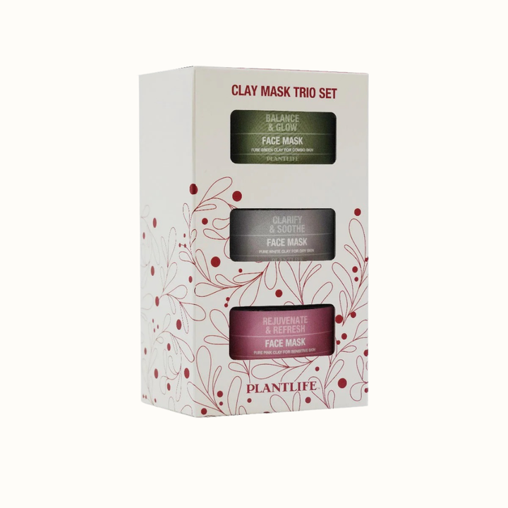 Vegan Volcanic Clay Skin Care Mask Set, 3 Ct.