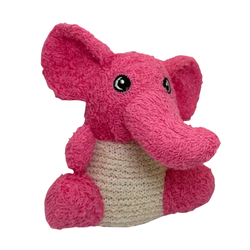 Elephant Cotton Ramie Bath Scrubby