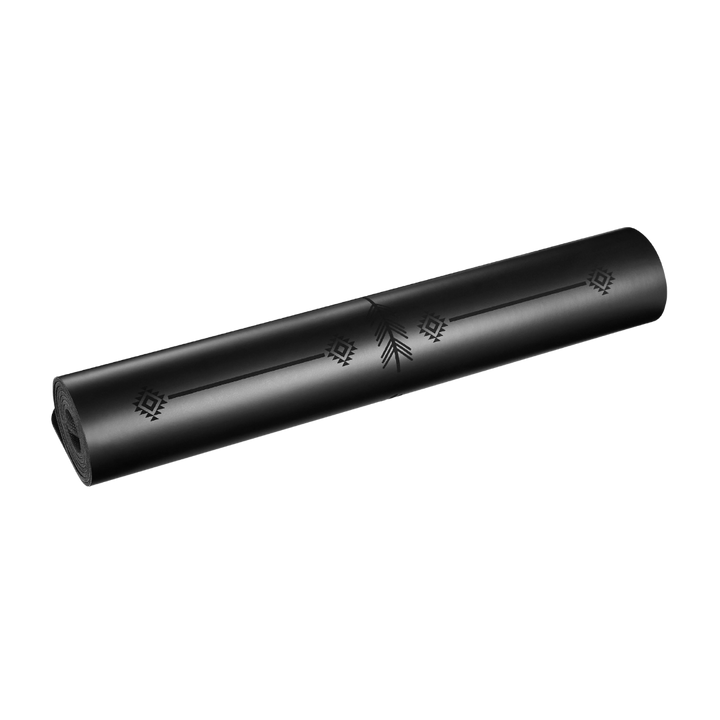 Fair Trade Natural Rubber Yoga Mat, Black 72"