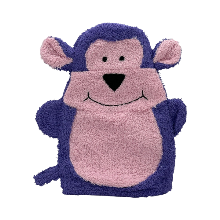 Handcrafted Ramie Baby Bath Mitt, Biodegradable