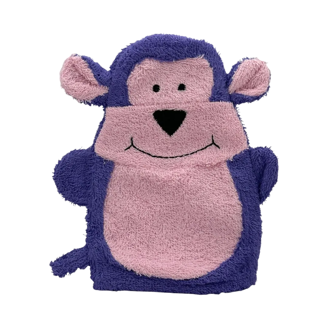 Monkey Bathing Mitt Cotton Ramie