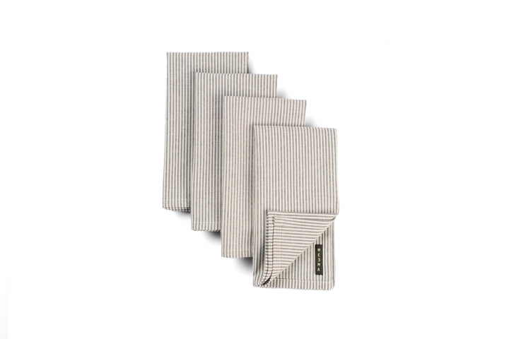 Upcycled Cotton Cloth Table Napkins, 18" x 18", 4 Ct.