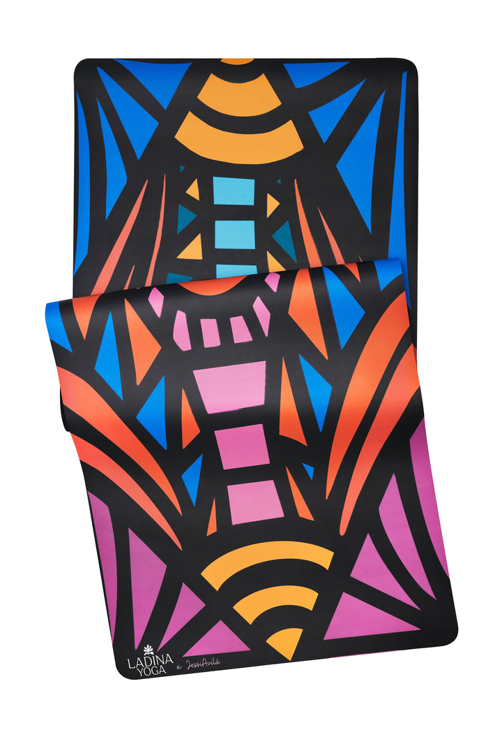 Fair Trade Artist Collab Grip Yoga Mat, 72" x 27"