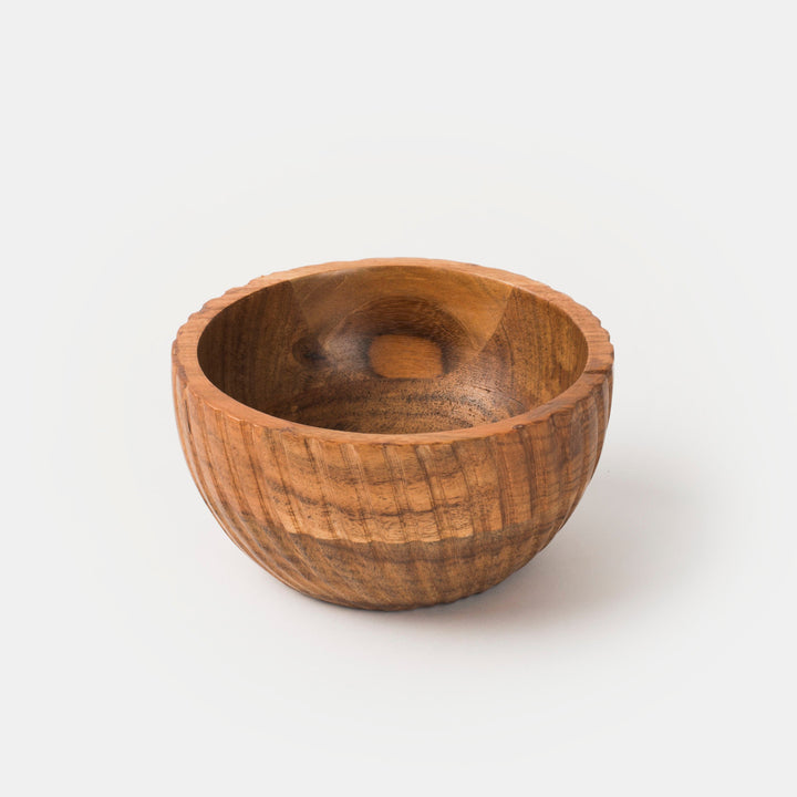 Handcrafted Acacia Wood Stacking Serveware Bowls, 3 Ct.