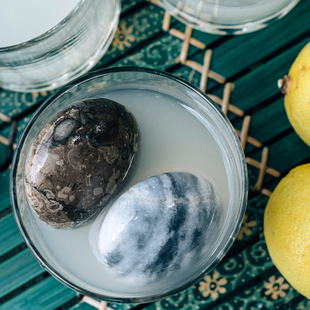 Handcrafted Natural Stone Beverage Chillers, 4 Ct.