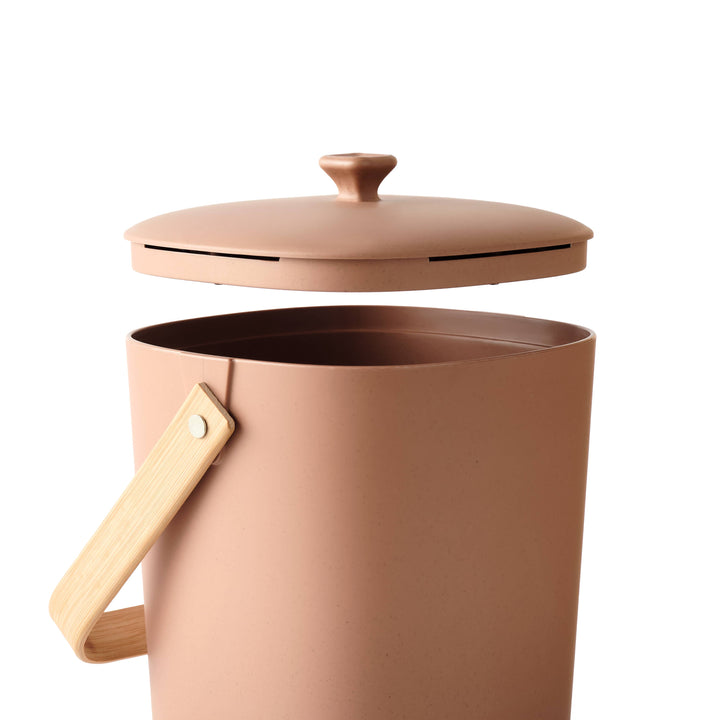 Compostable Bioplastic Kitchen Compost Bin, 7" x 8.75"