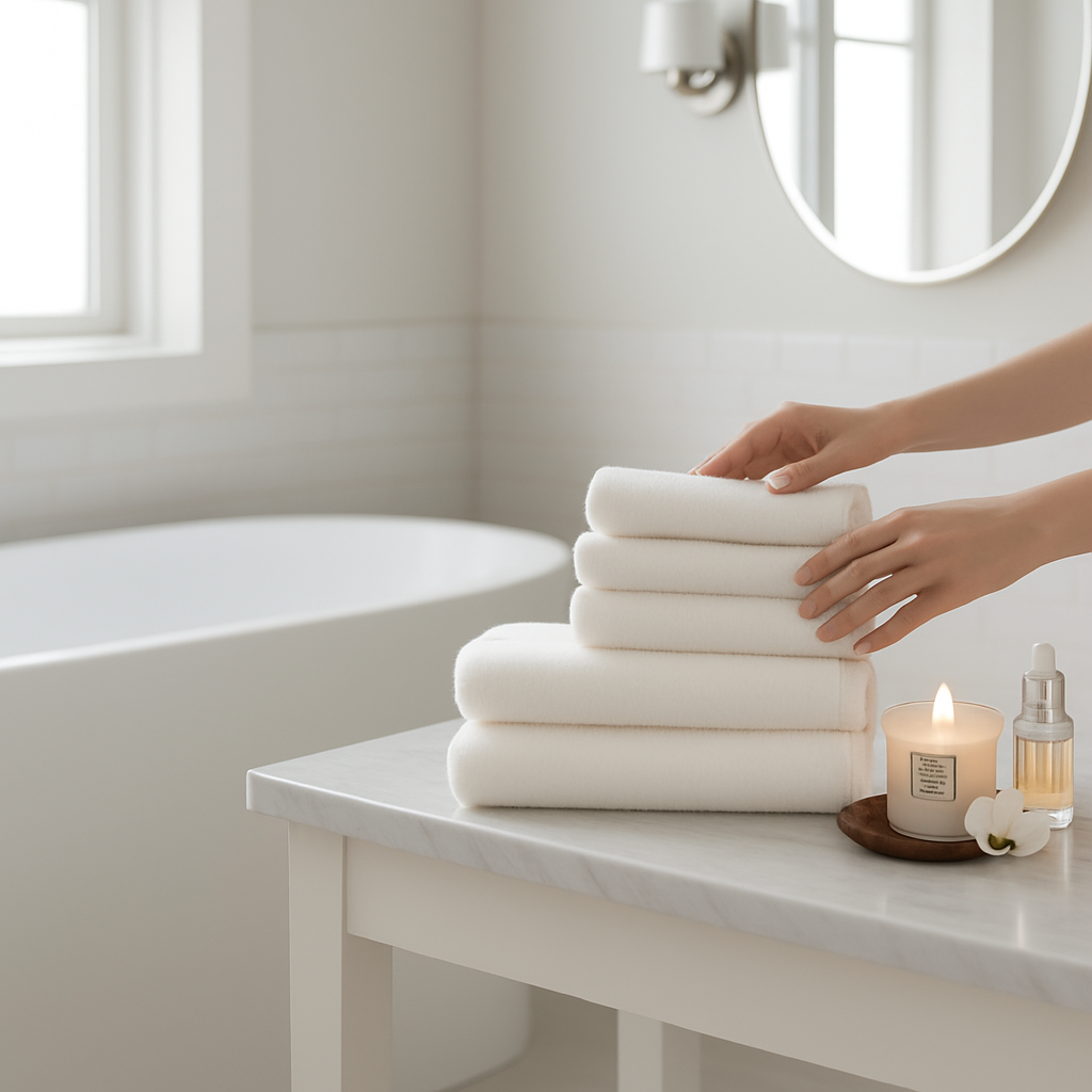 Organic 600 GSM Soft Cotton Bath Towel