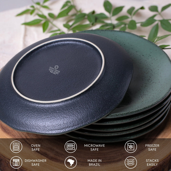 Non-Toxic Porcelain Dessert Dinnerware Set, 6 Ct.