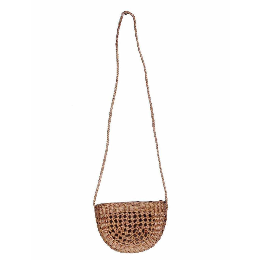 Handwoven Water Hyacinth Shoulder Bag