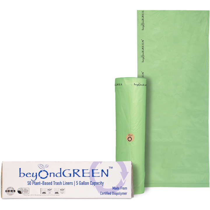Biodegradable Plant-Based 5 Gal. Liner Bags, 50 Ct.