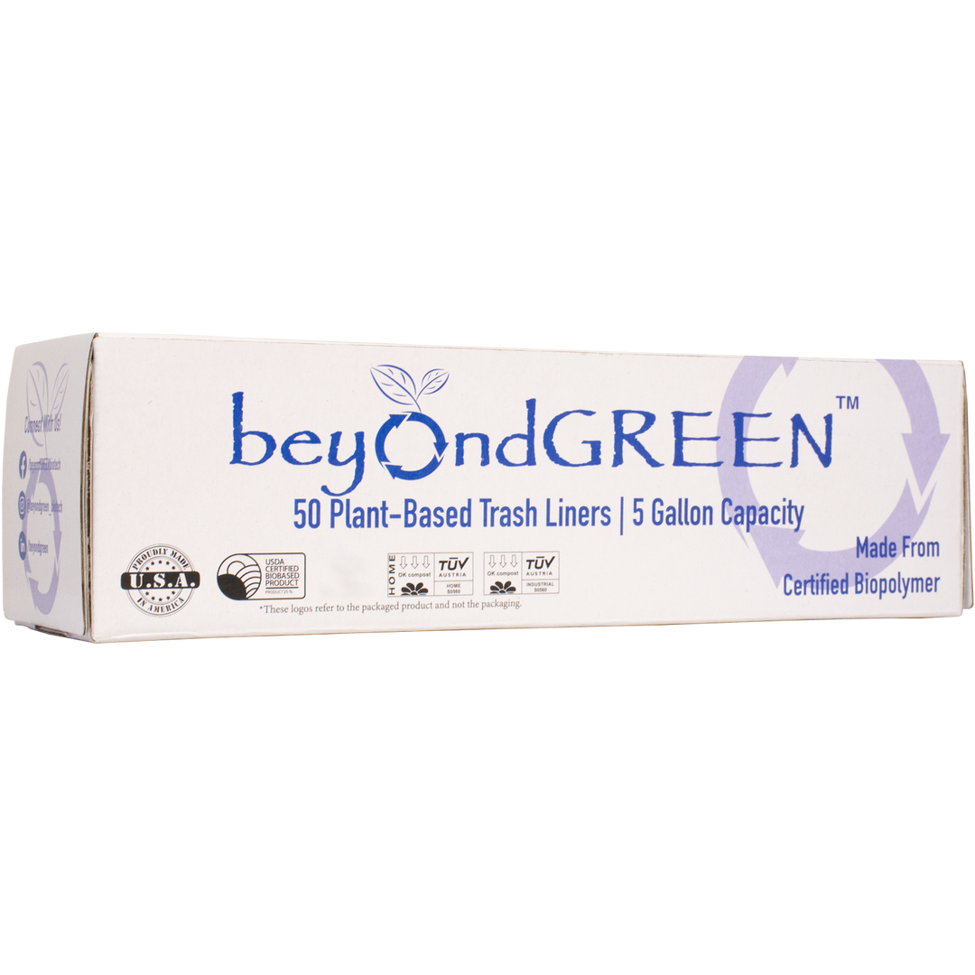 Biodegradable Plant-Based 5 Gal. Liner Bags, 50 Ct.