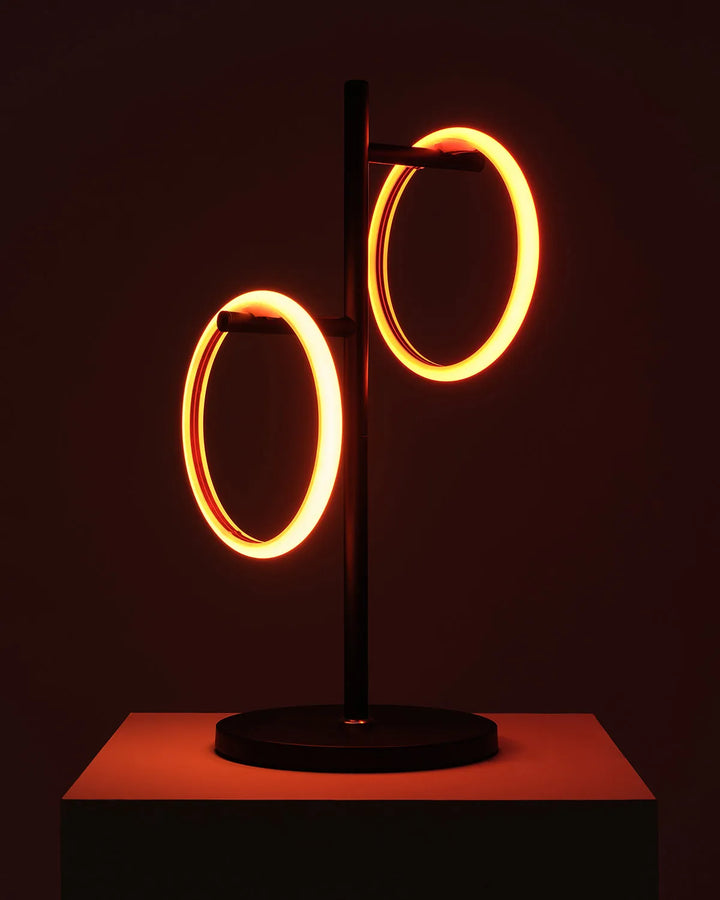 Saturn RGB Dual Ring Table Lamp