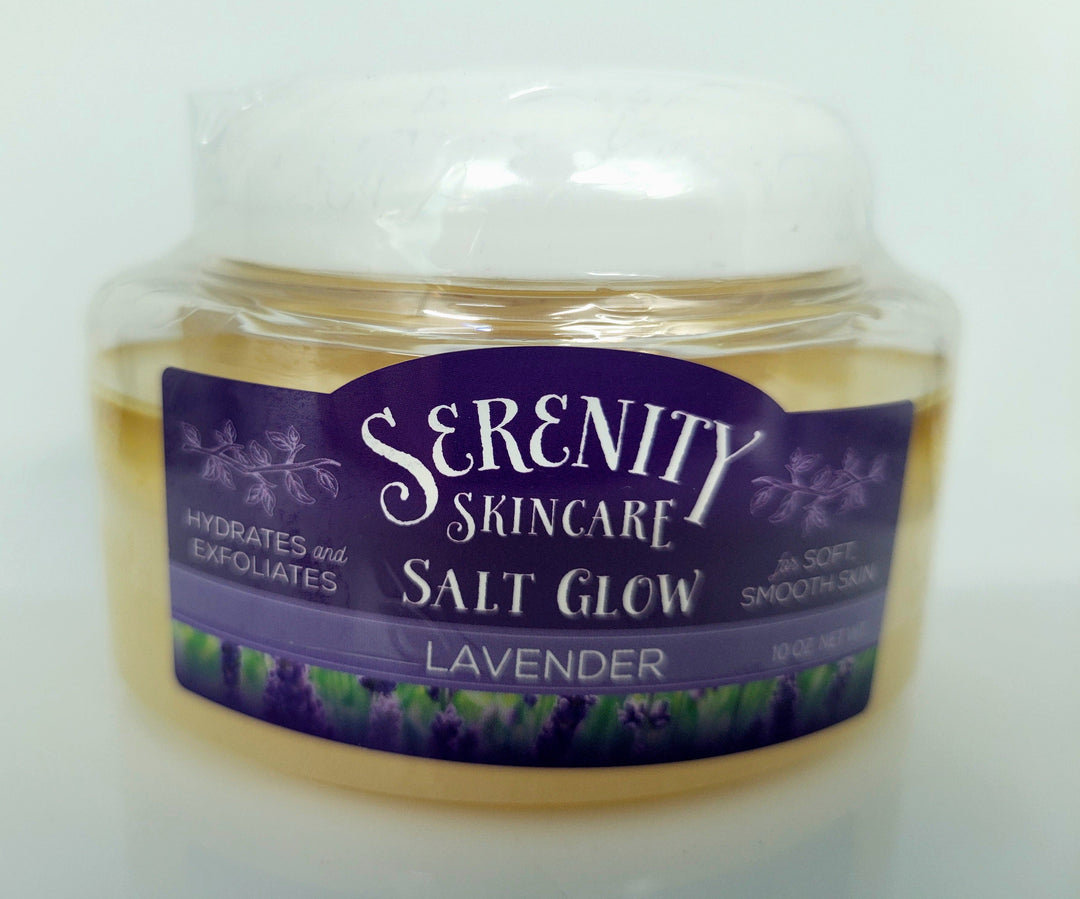 Handcrafted Lavender Sea Salt Exfoliating Body Scrub