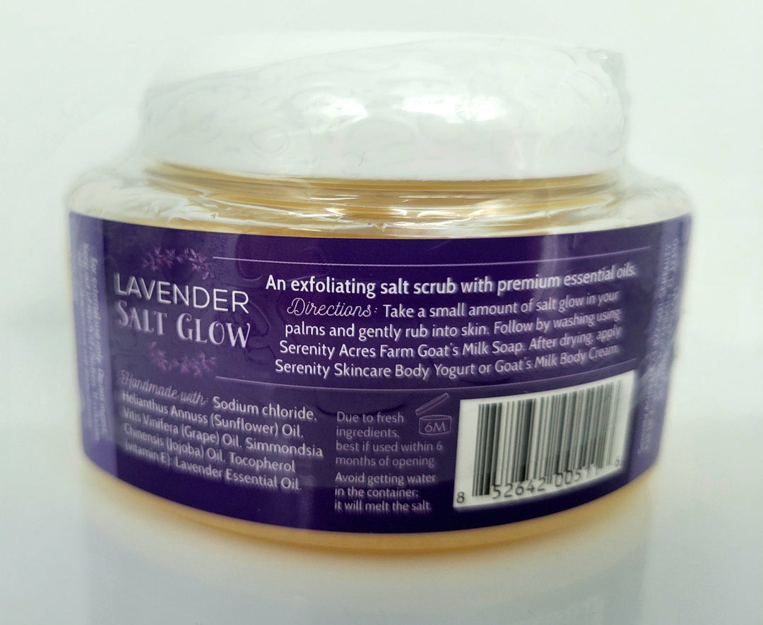 Handcrafted Lavender Sea Salt Exfoliating Body Scrub