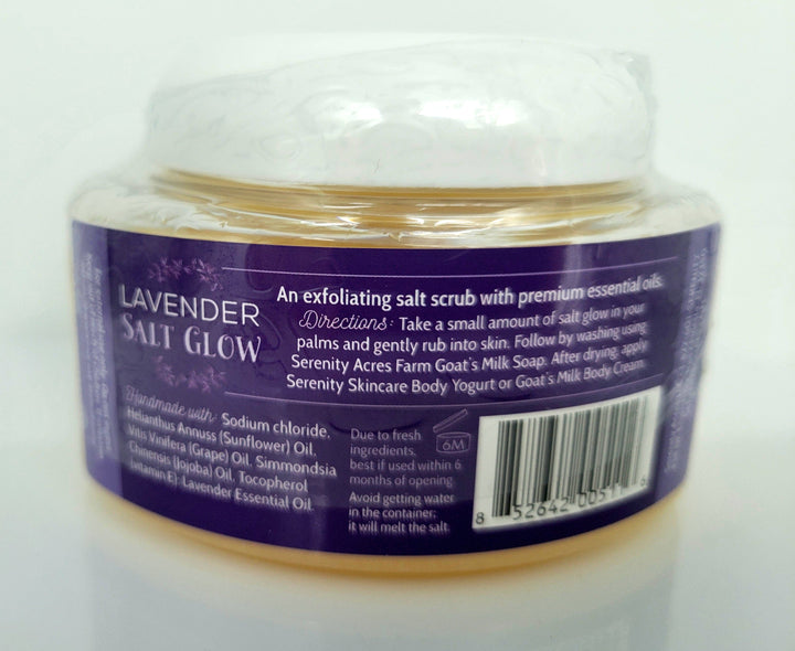 Handcrafted Lavender Sea Salt Exfoliating Body Scrub