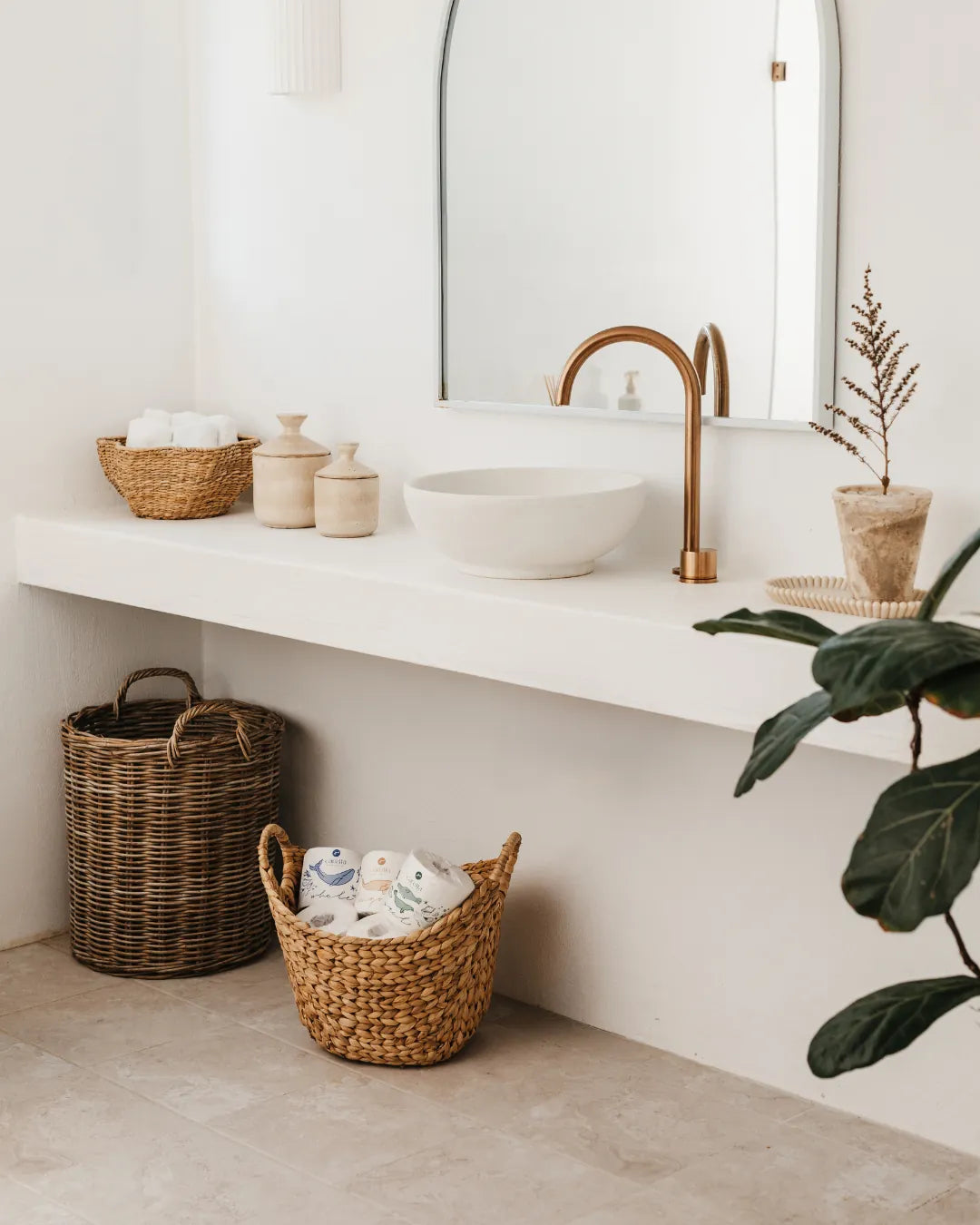 Bamboo Toilet Paper Rolls Set of 36
